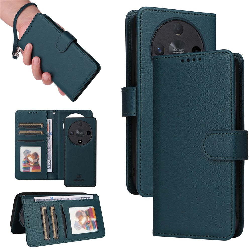 For Honor X9b 5G / Magic6 Lite 5G Magnetic Case BETOPNICE Detachable PU Leather Phone Cover with Strap