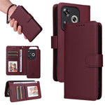Xiaomi Redmi Turbo 3 5G / Poco F6 5G magnetisk skal BETOPNICE aftageligt PU-lædermobilcover med rem