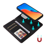 For Xiaomi Redmi 12 4G Magnetic Case BETOPNICE Detachable PU Leather Phone Cover with Strap