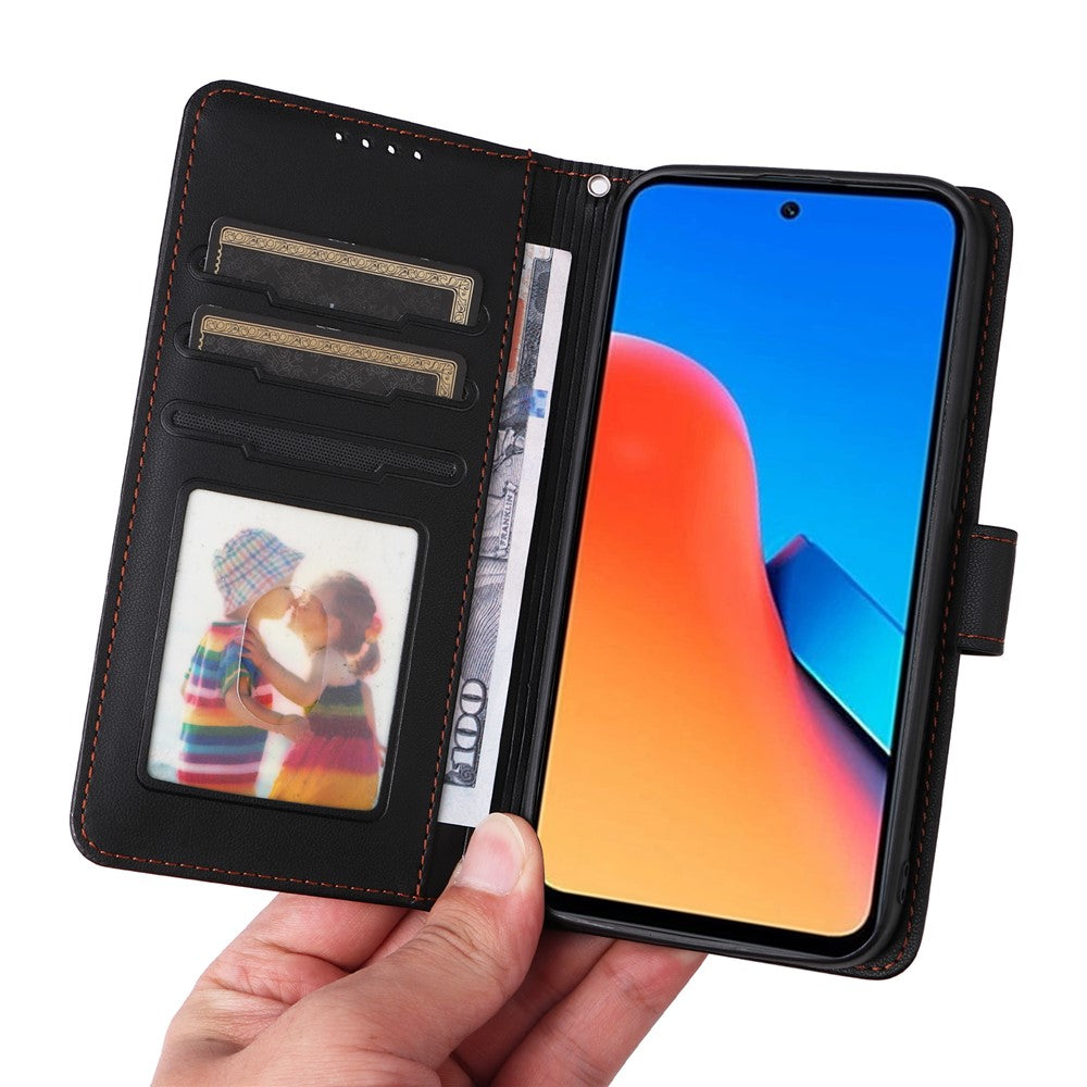 For Xiaomi Redmi 12 4G Magnetic Case BETOPNICE Detachable PU Leather Phone Cover with Strap