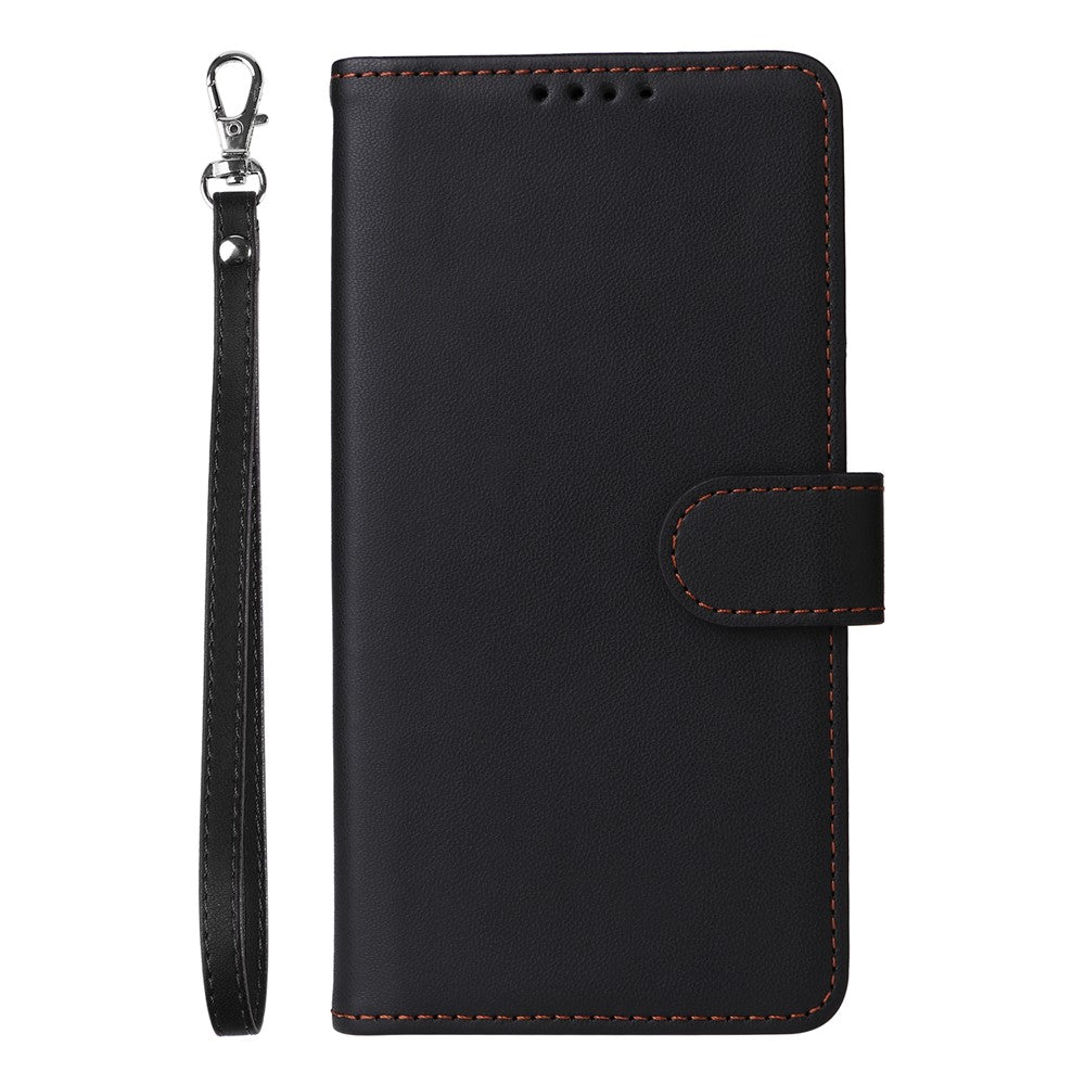 For Xiaomi Redmi 12 4G Magnetic Case BETOPNICE Detachable PU Leather Phone Cover with Strap