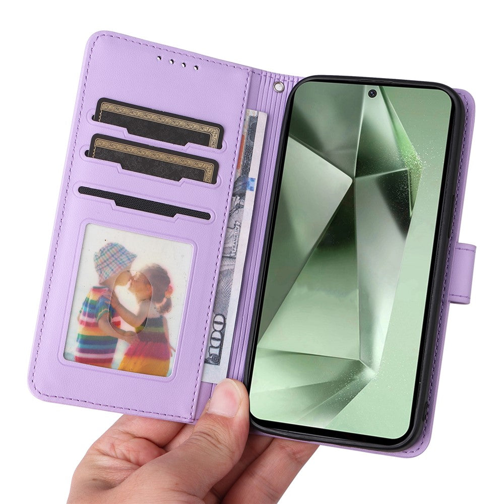 For Samsung Galaxy S24 FE Magnetic Case BETOPNICE Detachable PU Leather Phone Cover with Strap