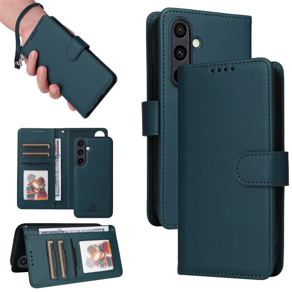 For Samsung Galaxy S24 FE Magnetic Case BETOPNICE Detachable PU Leather Phone Cover with Strap
