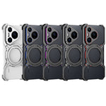For Huawei Pura 70 Pro / 70 Pro+ Metal Bumper Case Kickstand Magnetic Phone Cover