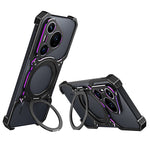 For Huawei Pura 70 Pro / 70 Pro+ Metal Bumper Case Kickstand Magnetic Phone Cover