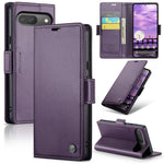 For Google Pixel 10 Pro / 10 / 9 Pro / 9 Leather Case CASEME 023 RFID Blocking 3 Card Slot Mobile Cover