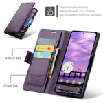 For Google Pixel 10 Pro / 10 / 9 Pro / 9 Leather Case CASEME 023 RFID Blocking 3 Card Slot Mobile Cover