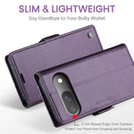 For Google Pixel 10 Pro / 10 / 9 Pro / 9 Leather Case CASEME 023 RFID Blocking 3 Card Slot Mobile Cover
