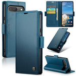 For Google Pixel 10 Pro / 10 / 9 Pro / 9 Leather Case CASEME 023 RFID Blocking 3 Card Slot Mobile Cover