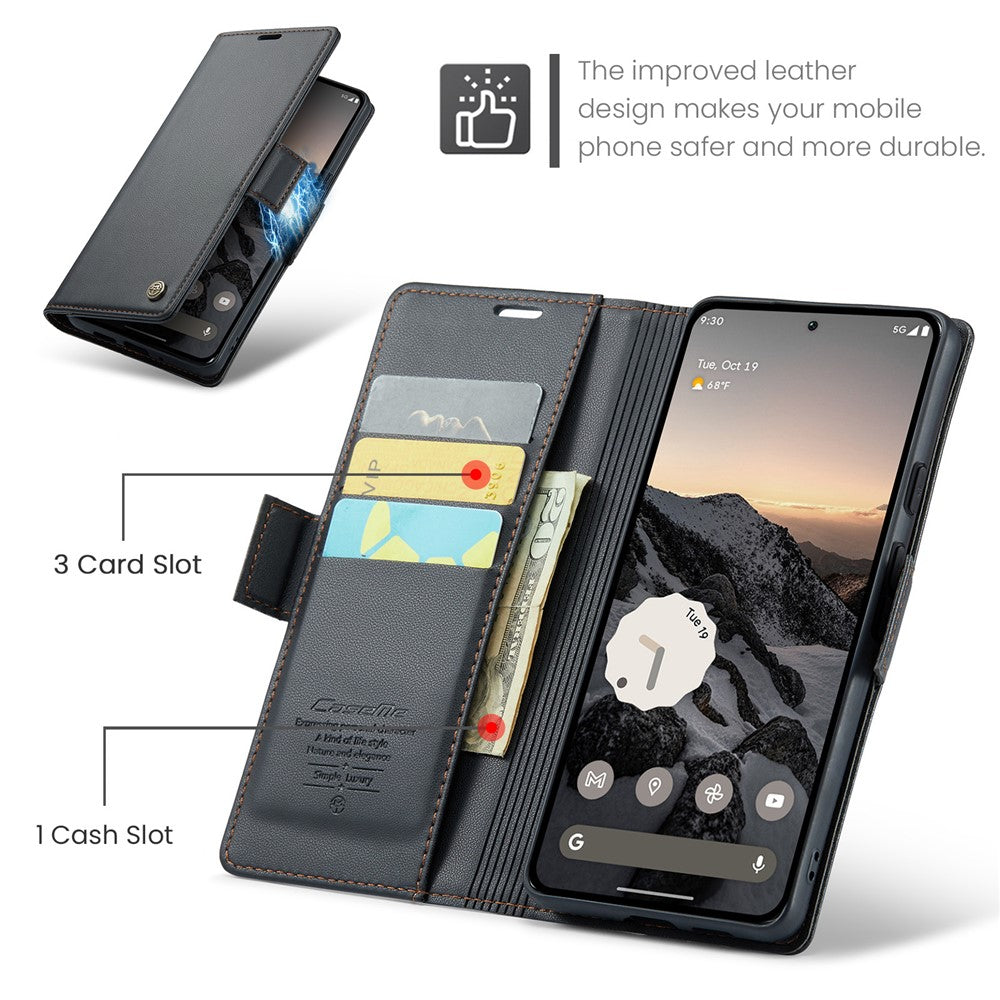Google Pixel 10 Pro / 10 / 9 Pro / 9 Fodral CASEME 023 RFID - Svart
