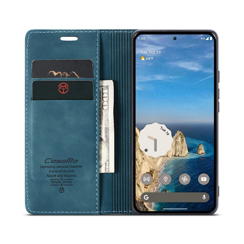 CASEME 013 Series For Google Pixel 10 Pro / 10 / 9 Pro / 9 Case Card Holder Stand Leather Phone Cover