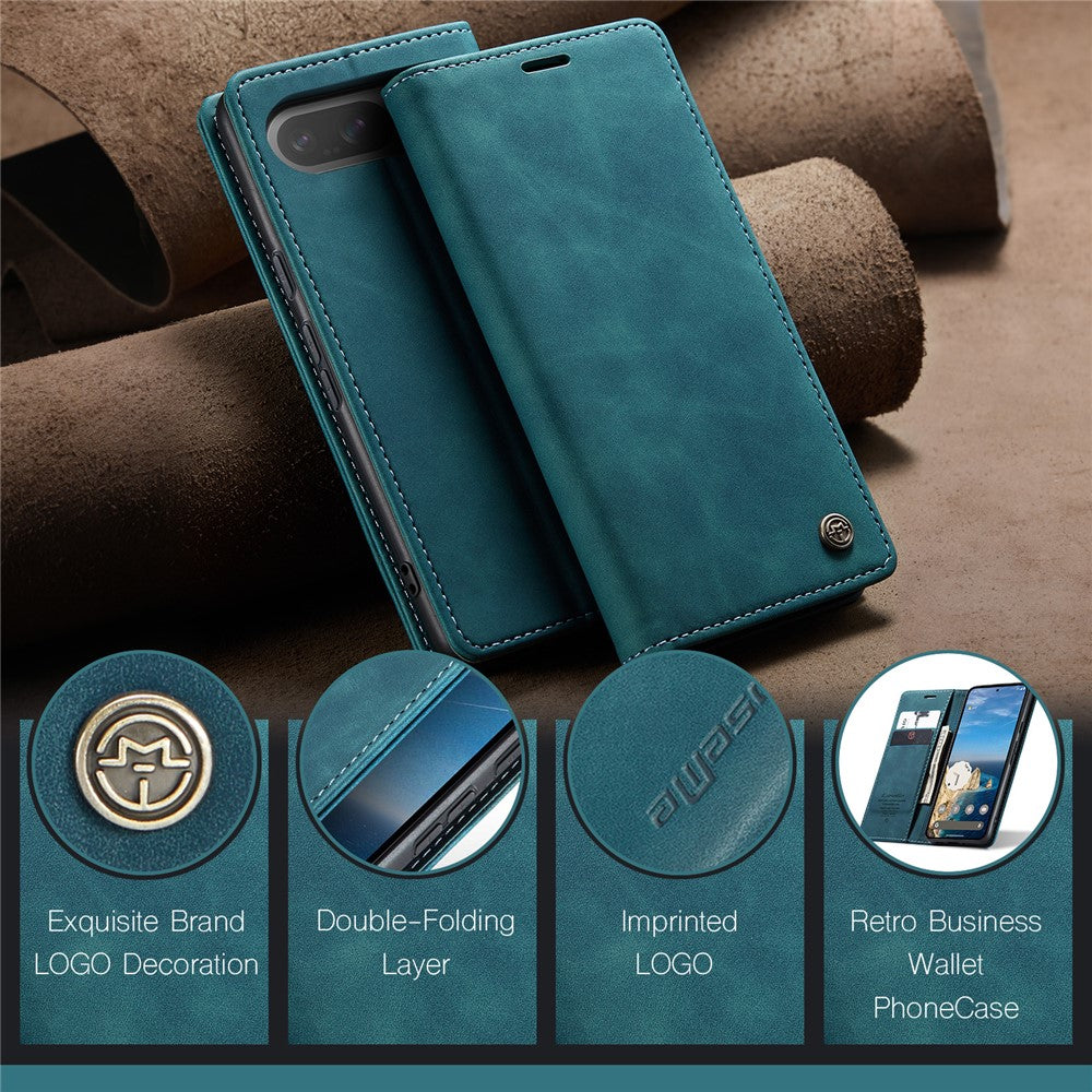 CASEME 013 Series For Google Pixel 10 Pro / 10 / 9 Pro / 9 Case Card Holder Stand Leather Phone Cover