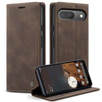CASEME 013 Series For Google Pixel 10 Pro / 10 / 9 Pro / 9 Case Card Holder Stand Leather Phone Cover