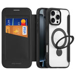 DUX DUCIS Skin X Pro Series for iPhone 16 Pro Max Magnetic Case Kickstand Leather Flip Phone Cover