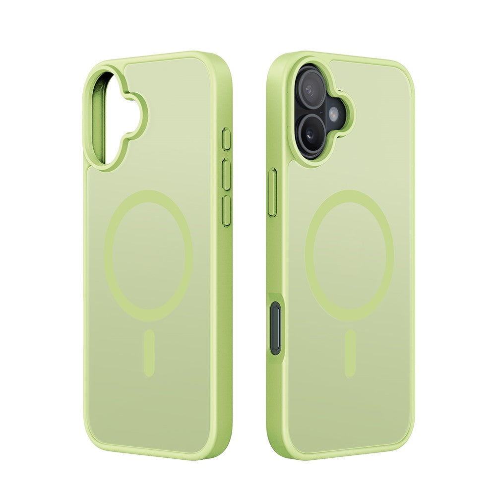 DUX DUCIS Yind Series For iPhone 16 Plus Case Compatible with MagSafe PC+TPU Matte Phone Cover