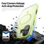 DUX DUCIS Yind Series For iPhone 16 Plus Case Compatible with MagSafe PC+TPU Matte Phone Cover