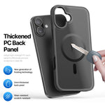 DUX DUCIS Yind Series For iPhone 16 Matte Case Compatible with MagSafe PC+TPU Phone Cover