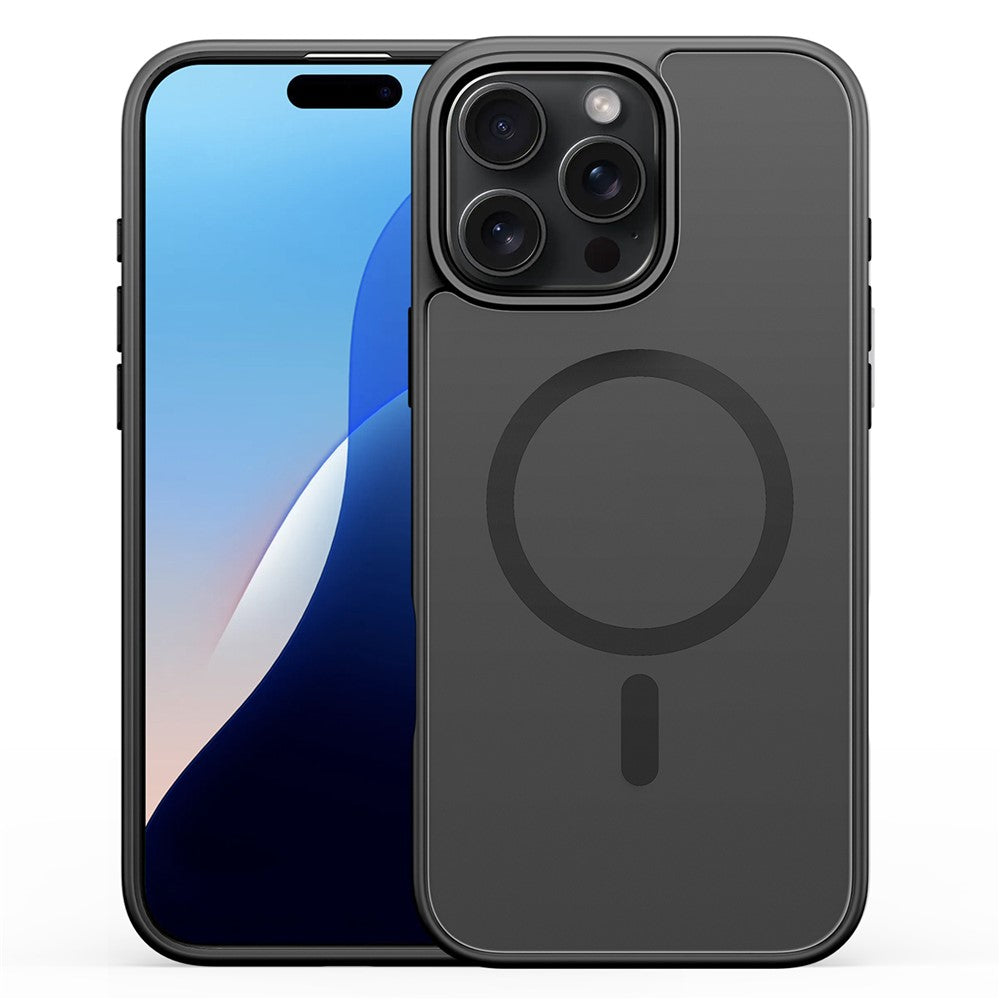 DUX DUCIS Yind Series For iPhone 16 Pro Max Magnetic Case TPU Frame Matte PC Back Phone Cover