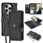 DUX DUCIS Lawa Series for iPhone 16 Pro Max Magnetic Case Cowhide Leather Detachable Phone Cover