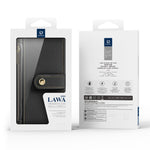 DUX DUCIS Lawa Series for iPhone 16 Pro Max Magnetic Case Cowhide Leather Detachable Phone Cover