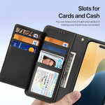 DUX DUCIS Lawa Series for iPhone 16 Pro Max Magnetic Case Cowhide Leather Detachable Phone Cover