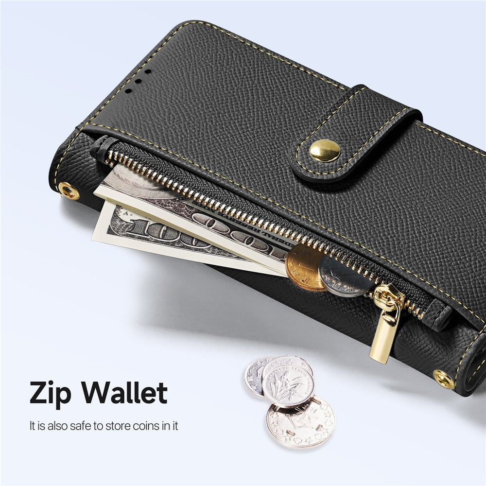 DUX DUCIS Lawa Series for iPhone 16 Pro Max Magnetic Case Cowhide Leather Detachable Phone Cover