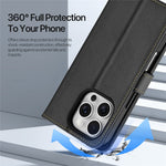 DUX DUCIS Lawa Series for iPhone 16 Pro Max Magnetic Case Cowhide Leather Detachable Phone Cover