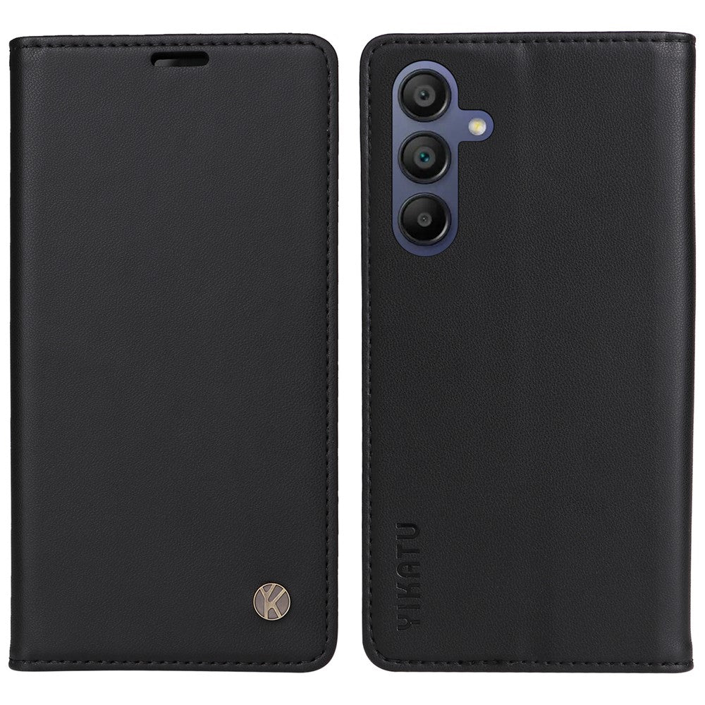 YIKATU YK-001 til Samsung Galaxy A18 5G / A18 4G A17 5G / A17 4G / A26 5G / A16 5G / A16 4G cover, stativ, læder-mobilcover med stærk magnetisk lukning