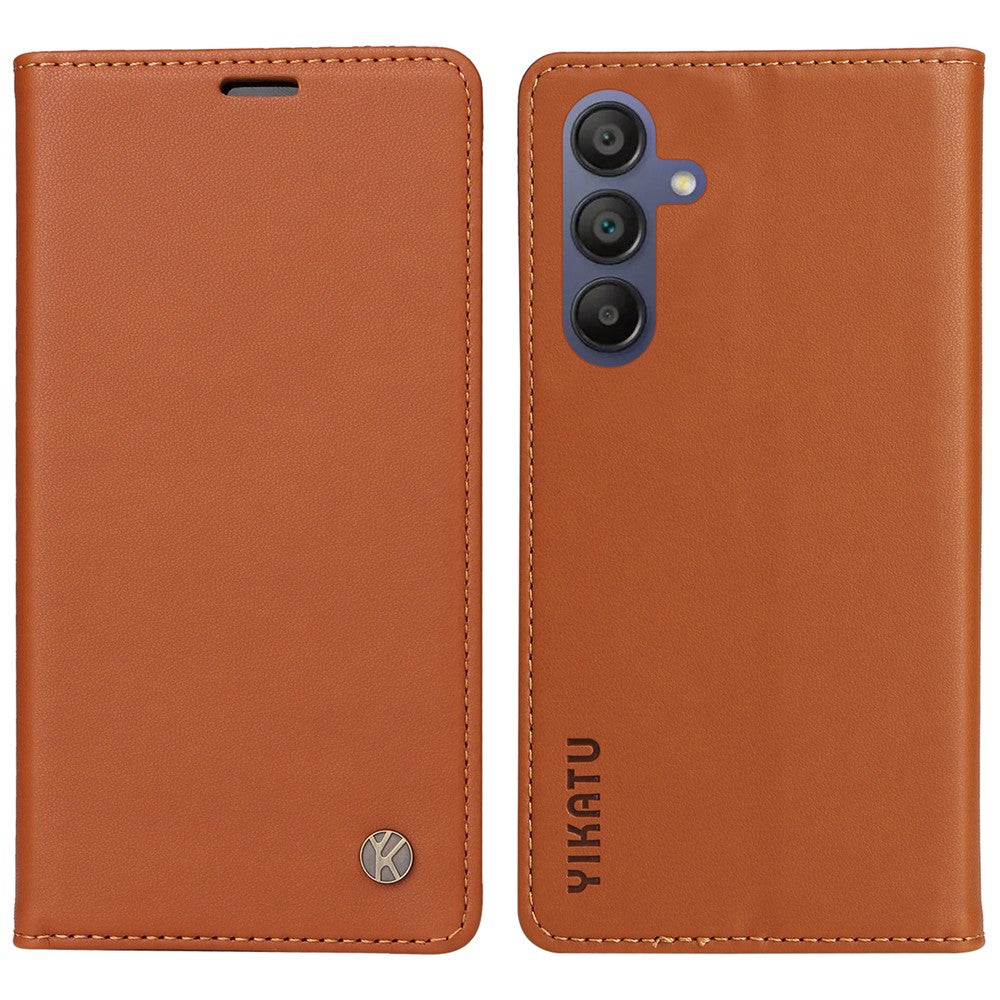 YIKATU YK-001 til Samsung Galaxy A18 5G / A18 4G A17 5G / A17 4G / A26 5G / A16 5G / A16 4G cover, stativ, læder-mobilcover med stærk magnetisk lukning