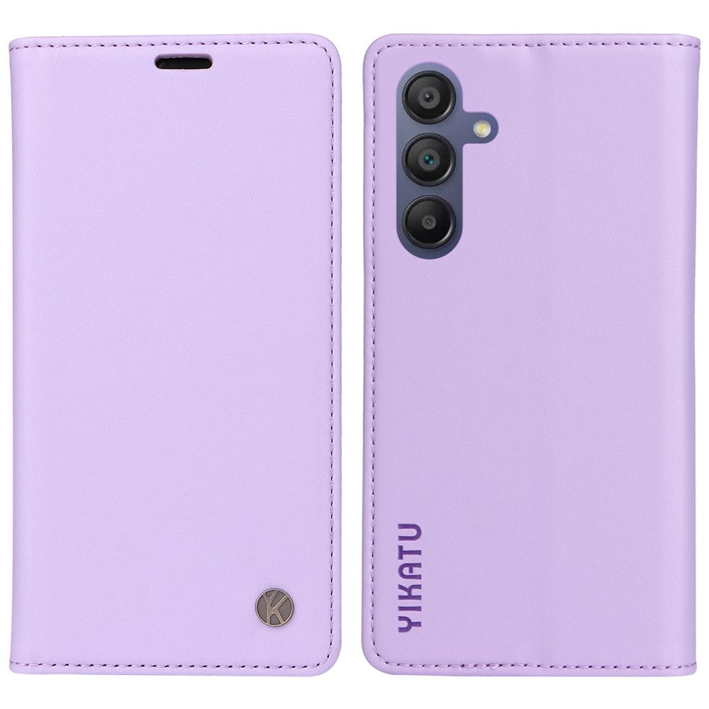 YIKATU YK-001 til Samsung Galaxy A18 5G / A18 4G A17 5G / A17 4G / A26 5G / A16 5G / A16 4G cover, stativ, læder-mobilcover med stærk magnetisk lukning