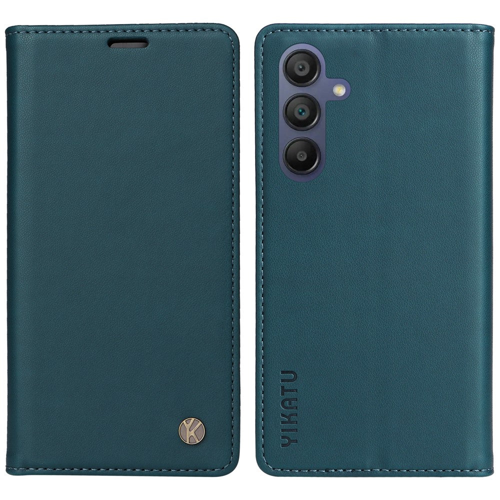 YIKATU YK-001 til Samsung Galaxy A18 5G / A18 4G A17 5G / A17 4G / A26 5G / A16 5G / A16 4G cover, stativ, læder-mobilcover med stærk magnetisk lukning