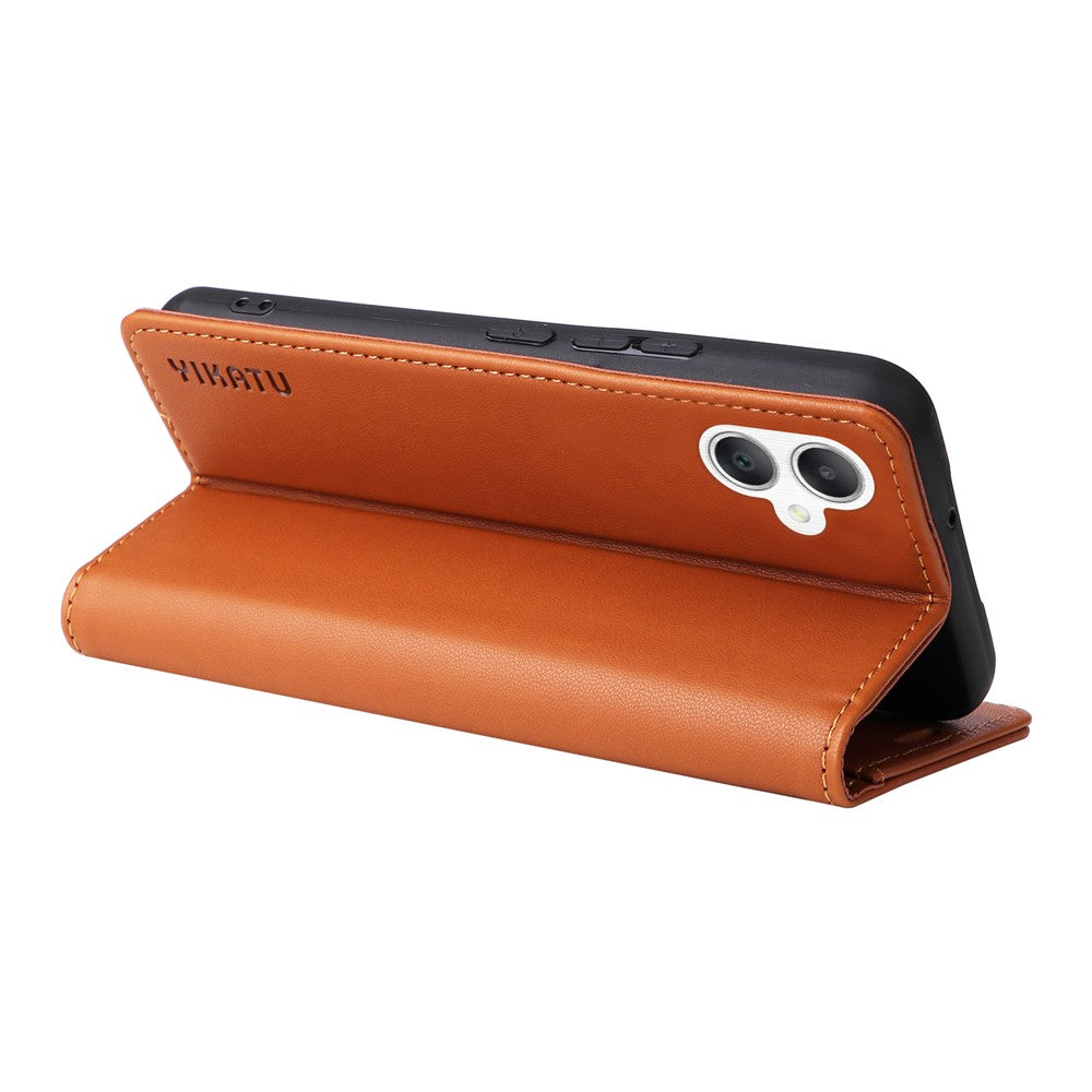 YIKATU YK-001 For Samsung Galaxy A08 5G / A08 4G / A07 4G / A06 4G / A06 5G Case Stand Leather Phone Cover Strong Magnetic Closure