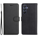 For Samsung Galaxy A18 5G / A17 5G / A17 4G / A26 5G / A16 5G / A16 4G Case Solid Color Leather Mobile Cover Wallet Stand with Strap