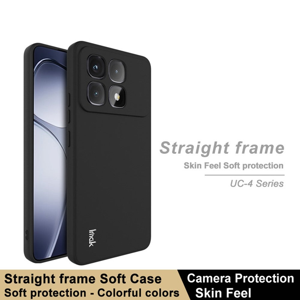 IMAK UC-4-serien för Xiaomi Redmi K70 Ultra TPU-skal mjukt mobilfodral rak kant