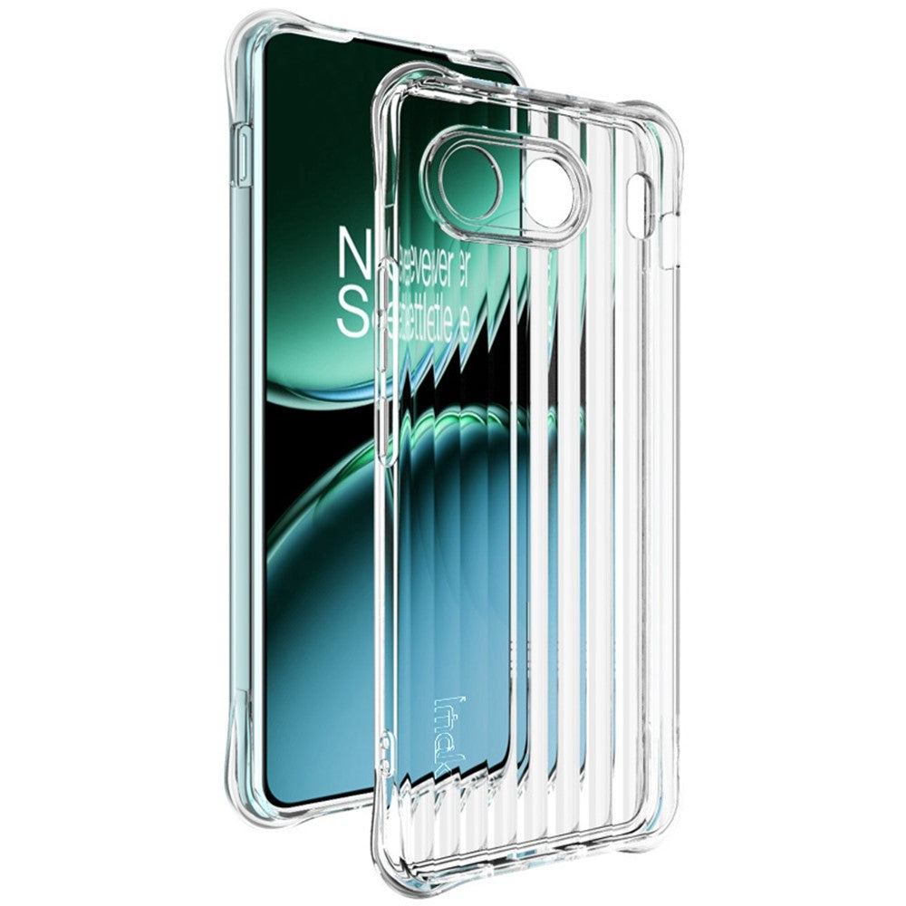 IMAK För OnePlus Nord 4 TPU-skal Airbag Corners mobilskydd Korrugerad Textur