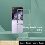 IMAK UX-6 Series til Xiaomi Mix Flip 5G Cover Airbags Beskyttelse Klar TPU Telefoncover