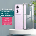 IMAK För Oppo F25 Pro 5G / Reno11 F 5G / Reno11 A 5G Skal PC+TPU Transparent mobilskal