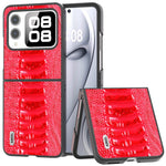 ABEEL For Huawei nova Flip 5G Case Genuine Leather Crocodile Texture Phone Cover