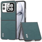 ABEEL For Huawei nova Flip 5G Case Genuine Leather Litchi Texture Phone Cover