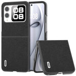 ABEEL For Huawei nova Flip 5G Case Genuine Leather Litchi Texture Phone Cover