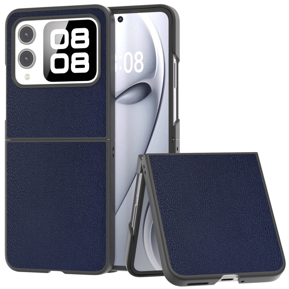 For Huawei nova Flip 5G Case Anti-Scratch PU Leather Coated PC Phone Cover
