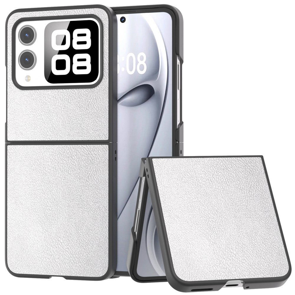 For Huawei nova Flip 5G Case Anti-Scratch PU Leather Coated PC Phone Cover
