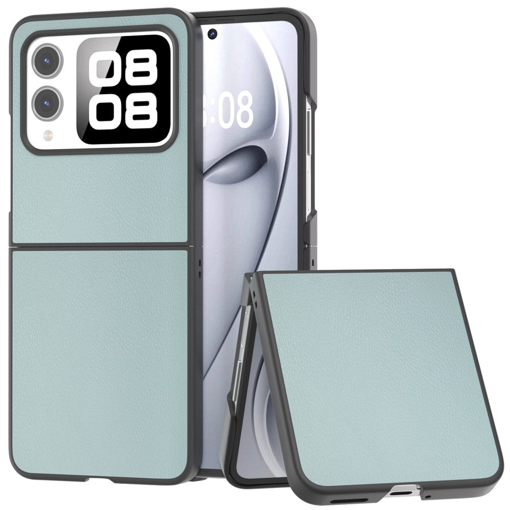 For Huawei nova Flip 5G Case Anti-Scratch PU Leather Coated PC Phone Cover