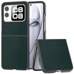 For Huawei nova Flip 5G Case Anti-Scratch PU Leather Coated PC Phone Cover
