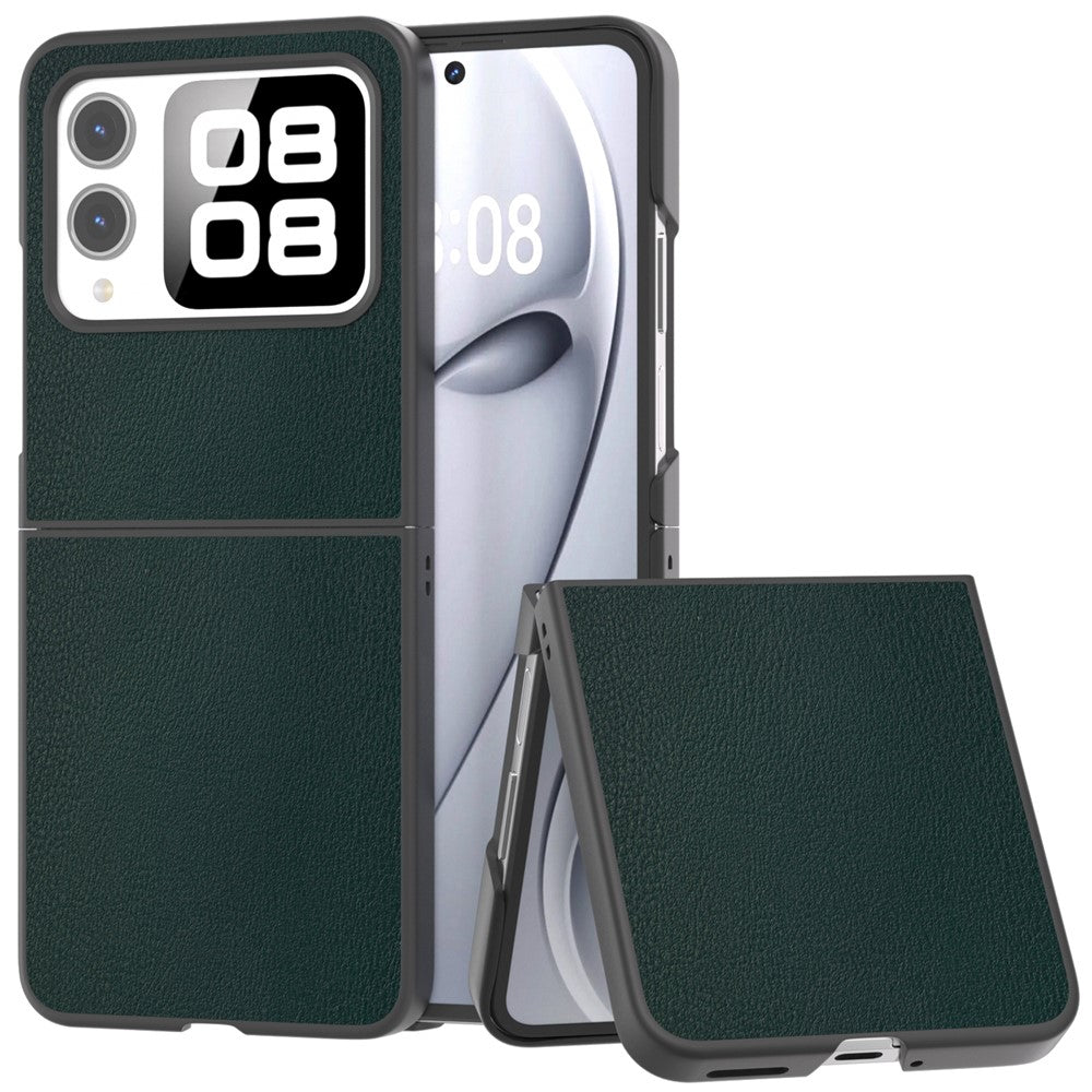 For Huawei nova Flip 5G Case Anti-Scratch PU Leather Coated PC Phone Cover