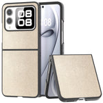 For Huawei nova Flip 5G Case Anti-Scratch PU Leather Coated PC Phone Cover