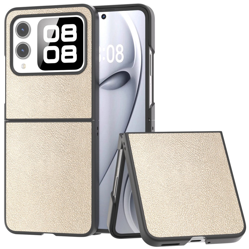 For Huawei nova Flip 5G Case Anti-Scratch PU Leather Coated PC Phone Cover