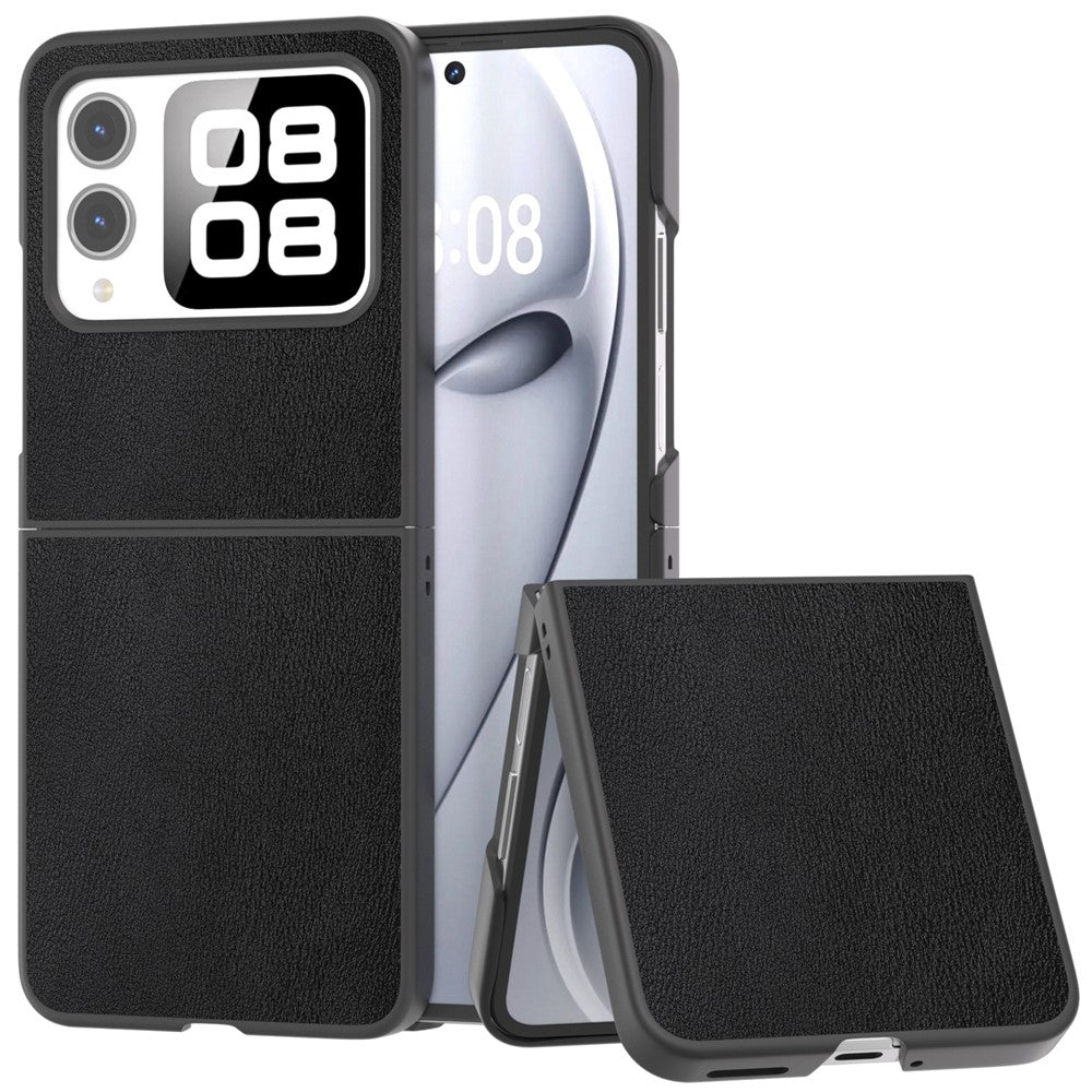 For Huawei nova Flip 5G Case Anti-Scratch PU Leather Coated PC Phone Cover