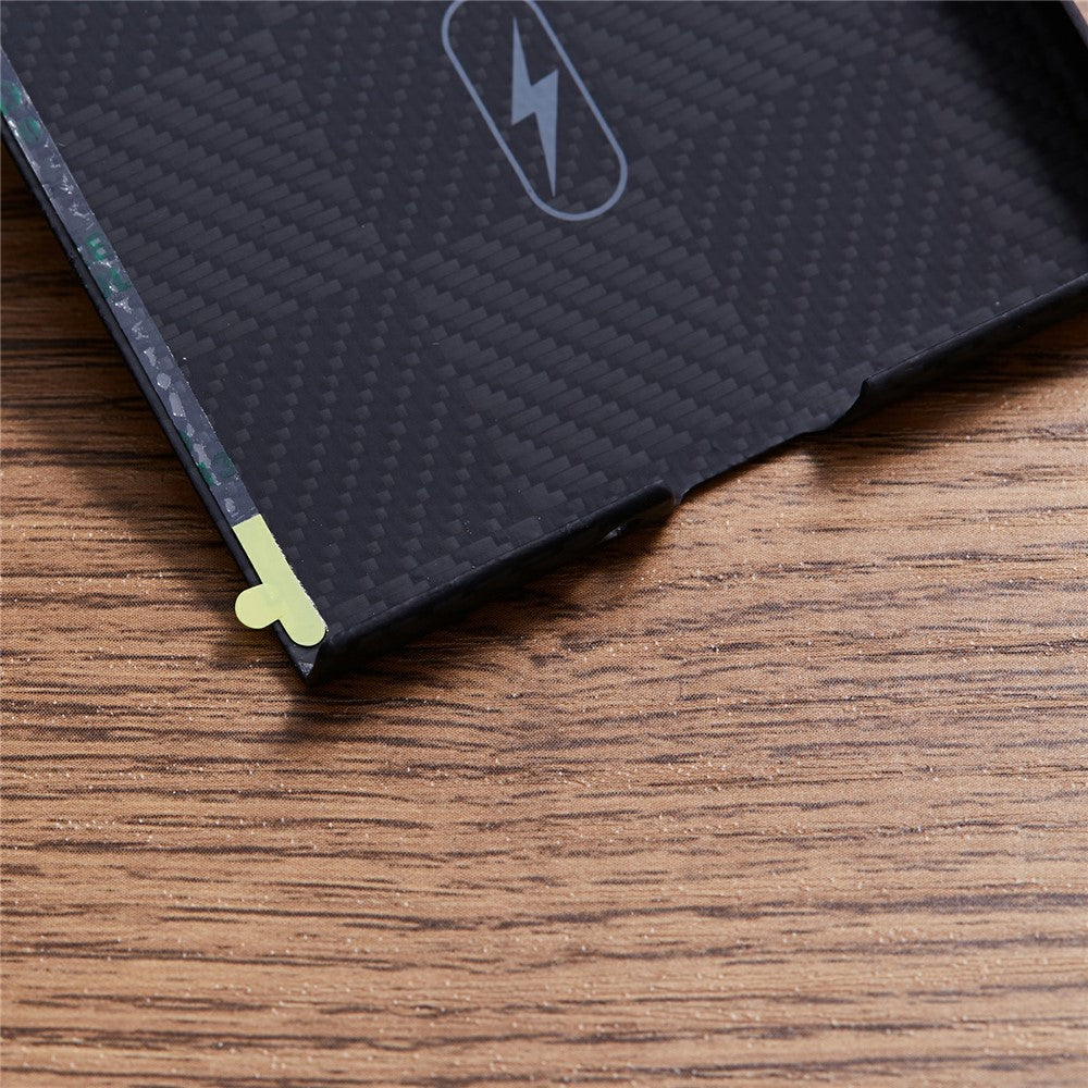 Til Samsung Galaxy Z Fold6 5G-cover Firkantet gittermønster Aramidfiber Telefoncover Magnetisk cover