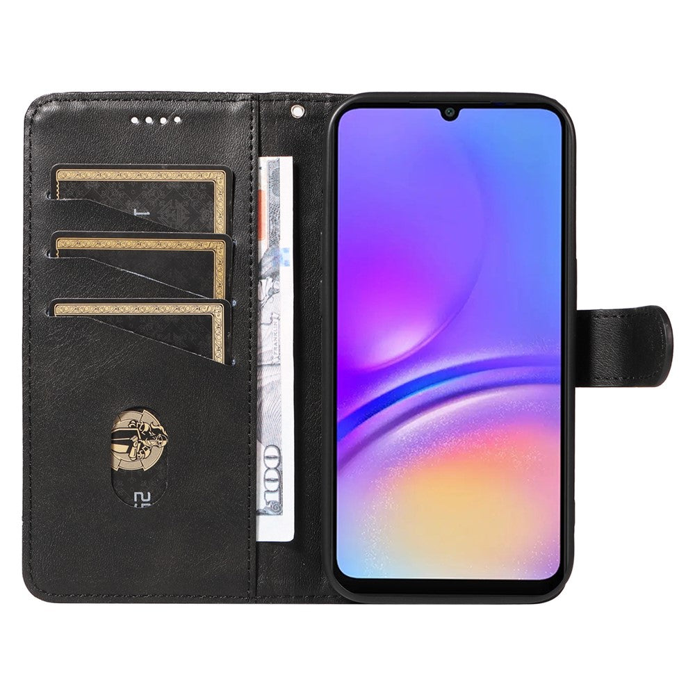 For Samsung Galaxy A08 5G / A08 4G / A07 4G / A06 4G / A06 5G Case Flip Wallet T-Shape Lines Leather Phone Cover